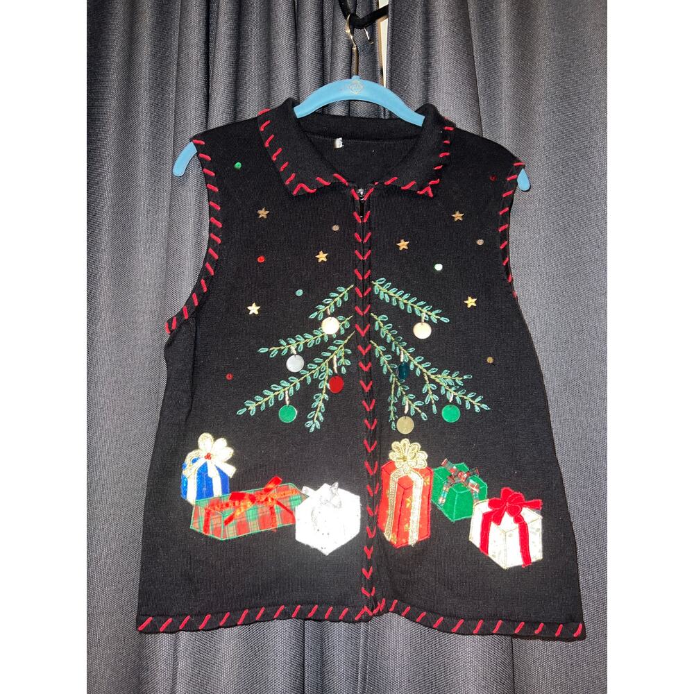 Ugly Christmas Sweater Xmas Size Small Vest